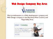 Warrior Webmasters - Inexpensive website Bay Area