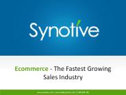 Ecommerce - The Fastest Growing Sales Industry