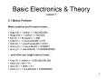 Basic Electronics PowerPoint PPT Presentation