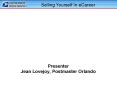 Presenter Jean Lovejoy, Postmaster Orlando PowerPoint PPT Presentation