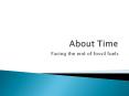 About Time PowerPoint PPT Presentation