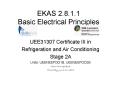 EKAS 2.8.1.1 Basic Electrical Principles PowerPoint PPT Presentation