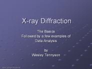 X-ray Diffraction