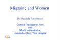 Migraine and Women PowerPoint PPT Presentation