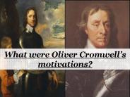 What were Oliver Cromwell