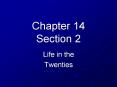 Chapter 14 Section 2 PowerPoint PPT Presentation