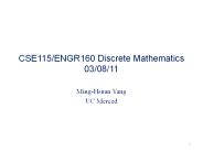 CSE115/ENGR160 Discrete Mathematics 03/08/11