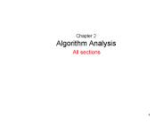 Chapter 2 Algorithm Analysis