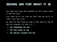 SEEING SIN FOR WHAT IT IS