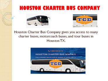 Houston Charter Bus
