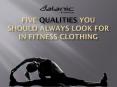 Five Qualities You Should Always Look for in Fitness Clothing by Alanic China PowerPoint PPT Presentation