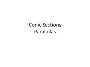 8) Graphing parabolas