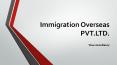 Immigration Overseas- A pioneering India immigration office PowerPoint PPT Presentation