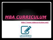 MBA Curriculum (1)