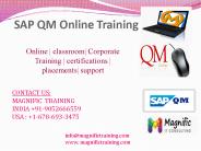 sap qm online training in Delhi