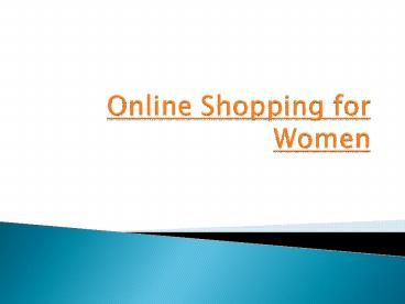Online Shopping for Women