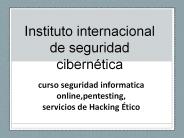curso seguridad informatica online