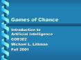 Games of Chance PowerPoint PPT Presentation