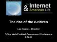 The rise of the e-citizen Lee Rainie  PowerPoint PPT Presentation