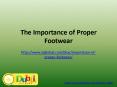 The importance of proper footwear