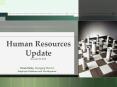 Human Resources Update (January 24, 2011) PowerPoint PPT Presentation