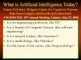 What is Artificial Intelligence Today? Zenon Pylyshyn, Rutgers Center for Cognitive Science http://ruccs.rutgers.edu/faculty/pylyshyn.html PowerPoint PPT Presentation