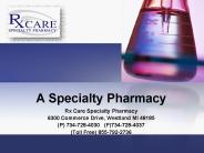 Rxcare Specialty Pharmacy services