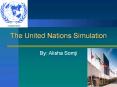 The United Nations Simulation PowerPoint PPT Presentation