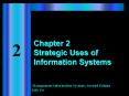 Chapter 2 Strategic Uses of Information Systems PowerPoint PPT Presentation