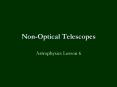 Non-Optical Telescopes PowerPoint PPT Presentation