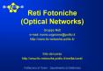 Reti Fotoniche (Optical Networks) PowerPoint PPT Presentation