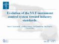 Evolution of the VLT instrument control system toward industry standards PowerPoint PPT Presentation