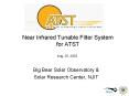 Near Infrared Tunable Filter System for ATST PowerPoint PPT Presentation