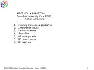 The MICE collaboration
