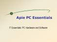 Apie PC Essentials PowerPoint PPT Presentation