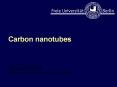 Carbon nanotubes PowerPoint PPT Presentation