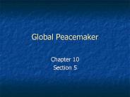 Global Peacemaker
