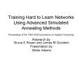 Training Hard to Learn Networks Using Advanced Simulated Annealing Methods Proceedings of the 1994 ACM symposium on Applied Computing PowerPoint PPT Presentation