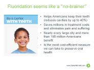 Fluoridation seems like a 