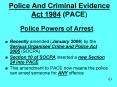 Police And Criminal Evidence Act 1984 (PACE) PowerPoint PPT Presentation