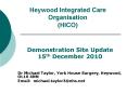 Heywood Integrated Care Organisation (HICO) PowerPoint PPT Presentation