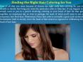 Finding the Right Hair Coloring for You PowerPoint PPT Presentation