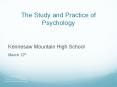 The Study and Practice of Psychology PowerPoint PPT Presentation