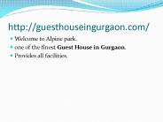 gurgaon guest house