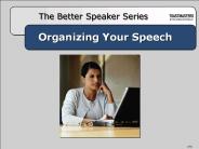 Organizing Your Speech