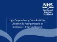 High Dependency Care Audit for Children PowerPoint PPT Presentation