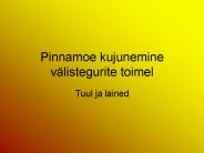 Pinnamoe kujunemine v