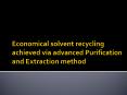 About Industrial Recovery of Solvent PowerPoint PPT Presentation