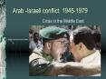 Arab -Israeli conflict 1945-1979 PowerPoint PPT Presentation