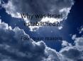 Why was Israel established? PowerPoint PPT Presentation